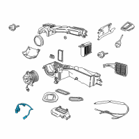 OEM 2002 Jeep Wrangler Harness-Air Conditioning Module Diagram - 5073183AA