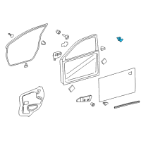 OEM 2013 Lexus ES350 GARNISH, Door Frame Diagram - 67663-33041