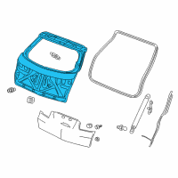 OEM Acura TSX Tailgate (Dot) Diagram - 68100-TL7-A80ZZ