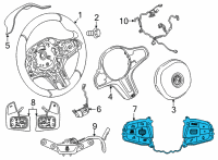 OEM 2020 BMW X6 Switch, Multifunct. Steering Diagram - 61-31-9-483-000