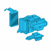 OEM 1997 Toyota RAV4 Heater Assembly Diagram - 87150-42060