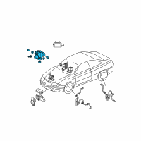 OEM Lexus ES300 ACTUATOR Assembly, Brake Diagram - 44050-33081