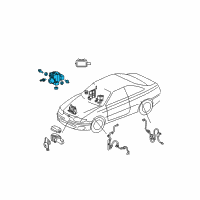 OEM 2006 Toyota Solara Actuator Diagram - 44050-06060