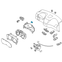 OEM 2014 Hyundai Accent Bulb Diagram - 94369-1R000