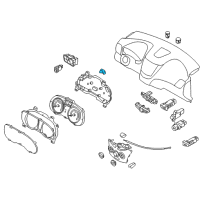 OEM 2012 Hyundai Accent Bulb Diagram - 94369-1R000