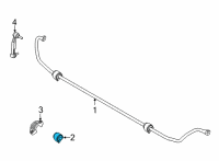 OEM BMW 330e STABILIZER RUBBER MOUNTING Diagram - 33-50-6-885-203