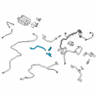 OEM Lincoln Tube Assembly Diagram - HG9Z-9D333-A