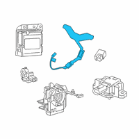 OEM 2022 Ram 2500 Sensor-Seat Belt Reminder Diagram - 68088821AC