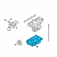 OEM 2022 Ford Explorer Oil Pan Diagram - LB5Z-6675-C