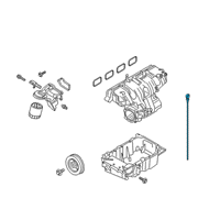 OEM 2020 Ford Explorer Dipstick Diagram - LB5Z-6750-A