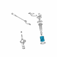 OEM 2009 Toyota Matrix Coil Spring Diagram - 48131-02D10