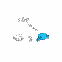 OEM 2009 Toyota Tacoma Control Module Diagram - 89769-04010