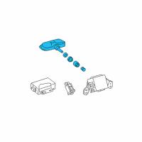 OEM 2009 Toyota Camry Sensor Diagram - 42607-06012