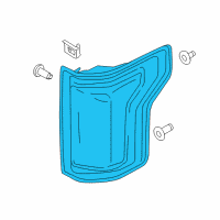 OEM 2017 Ford F-150 Tail Lamp Assembly Diagram - HL3Z-13404-A