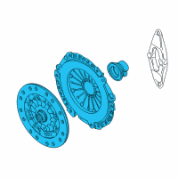 OEM 2000 BMW Z8 Clutch Kit Diagram - 21212229006