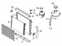 OEM 2021 BMW 840i xDrive Gran Coupe Coolant Temperature Sensor Diagram - 13-62-8-650-714