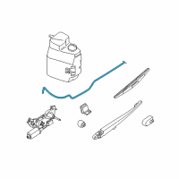 OEM Infiniti QX56 Hose-Washer Diagram - 28975-7S000