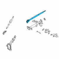 OEM Infiniti Shaft Assy-Steering Column, Upper Diagram - 48820-AM610