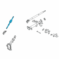 OEM 2005 Infiniti G35 Shaft Assy-Steering Column, Lower Diagram - 48822-AM600