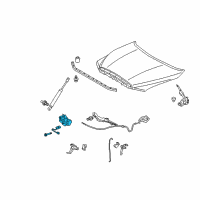 OEM 1996 Toyota Camry Lock Assembly Diagram - 53510-50010