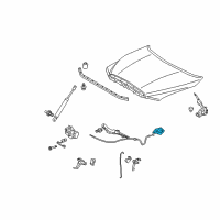 OEM Toyota Sequoia Release Handle Diagram - 53601-0C010-B0