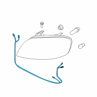 OEM 2011 Chevrolet Aveo5 Wire Harness Diagram - 96072928