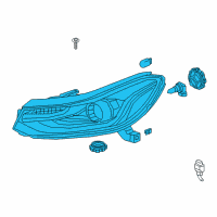 OEM 2019 Chevrolet Trax Composite Assembly Diagram - 42725481