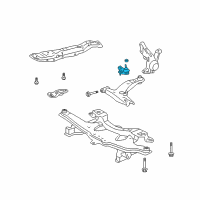 OEM Pontiac Lower Ball Joint Diagram - 19184280