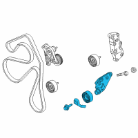 OEM 2012 Ford Explorer Tensioner Diagram - BB5Z-8678-C