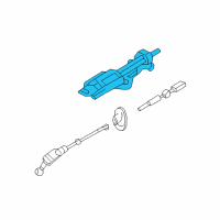 OEM Mercury Column Assembly Diagram - 7L2Z-3C529-B
