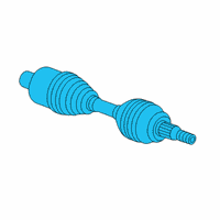 OEM GMC Acadia Outer CV Joint Diagram - 84666183