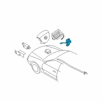 OEM 2015 Nissan Titan Sensor-Air Bag Front Center Diagram - 98831-7Y084