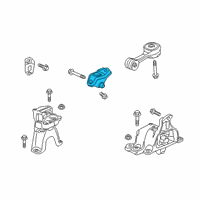 OEM 2021 Honda Civic Bracket, Torquerod Lw Diagram - 50690-TBC-A01