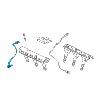 OEM Saturn LS2 Crankshaft Sensor Diagram - 9195883