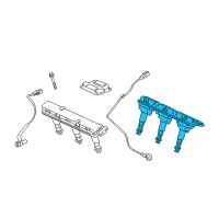 OEM 2000 Cadillac Catera Coil Diagram - 90584337