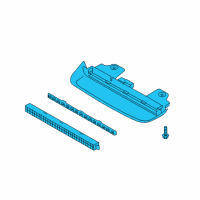 OEM Kia Cadenza Lamp Assembly-High Mounted Stop Diagram - 927003R000