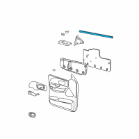 OEM 2002 Ford F-150 Door Seal Diagram - YL3Z1621456BA