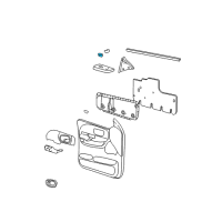 OEM 1999 Ford F-250 Super Duty Window Switch Diagram - YL3Z-14529-BA