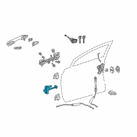 OEM 2019 Lexus RX450h Check Assy, Front Door Diagram - 68610-0E080