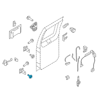 OEM 2013 Ford E-250 Upper Hinge Bolt Diagram - -N606688-S301