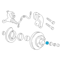 OEM 1993 Chevrolet S10 Outer Bearing Diagram - 14066918