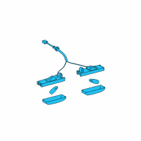 OEM 2007 Toyota Avalon License Lamp Diagram - 81270-06020