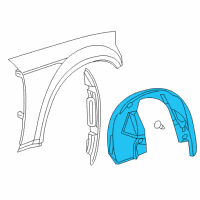 OEM Chrysler Shield-Splash Diagram - 5065502AD