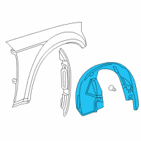 OEM 2006 Chrysler 300 Shield-Splash Diagram - 5065502AD