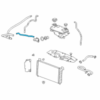 OEM 2009 Chevrolet Tahoe Inlet Hose Diagram - 22827732