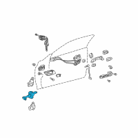 OEM 2004 Toyota Solara Door Check Diagram - 68610-AA041