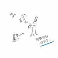 OEM 2004 Ford Explorer Body Weatherstrip Diagram - 2L2Z-78253A44-AA