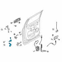 OEM 2015 Ford F-150 Lower Hinge Diagram - FL3Z-1626811-A