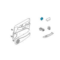 OEM Nissan Pathfinder Switch Assy-Door Lock Diagram - 25210-70F00