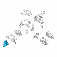 OEM 2017 Nissan Altima Side Mount Bracket Diagram - 11253-3TA0A